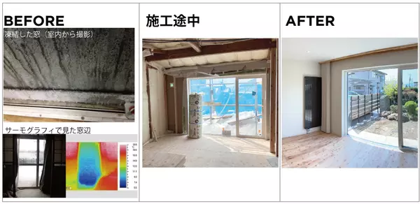 窓辺のビフォーアフター