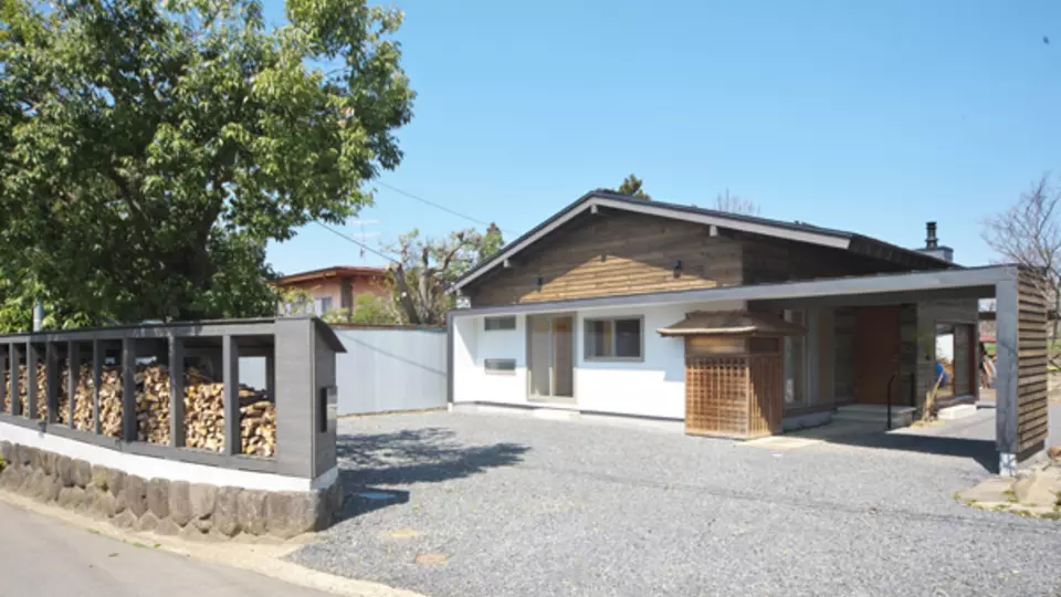 ビフォーアフター上山市 （アフター・塀と家屋）
