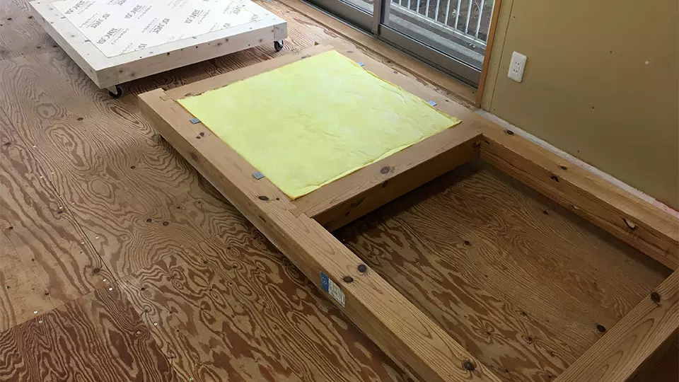 イゾベール・トレーニングセンター床施工