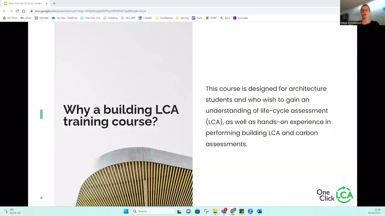 Architecture Student Contest 2024 – OneClick LCA training 1 thumbnail